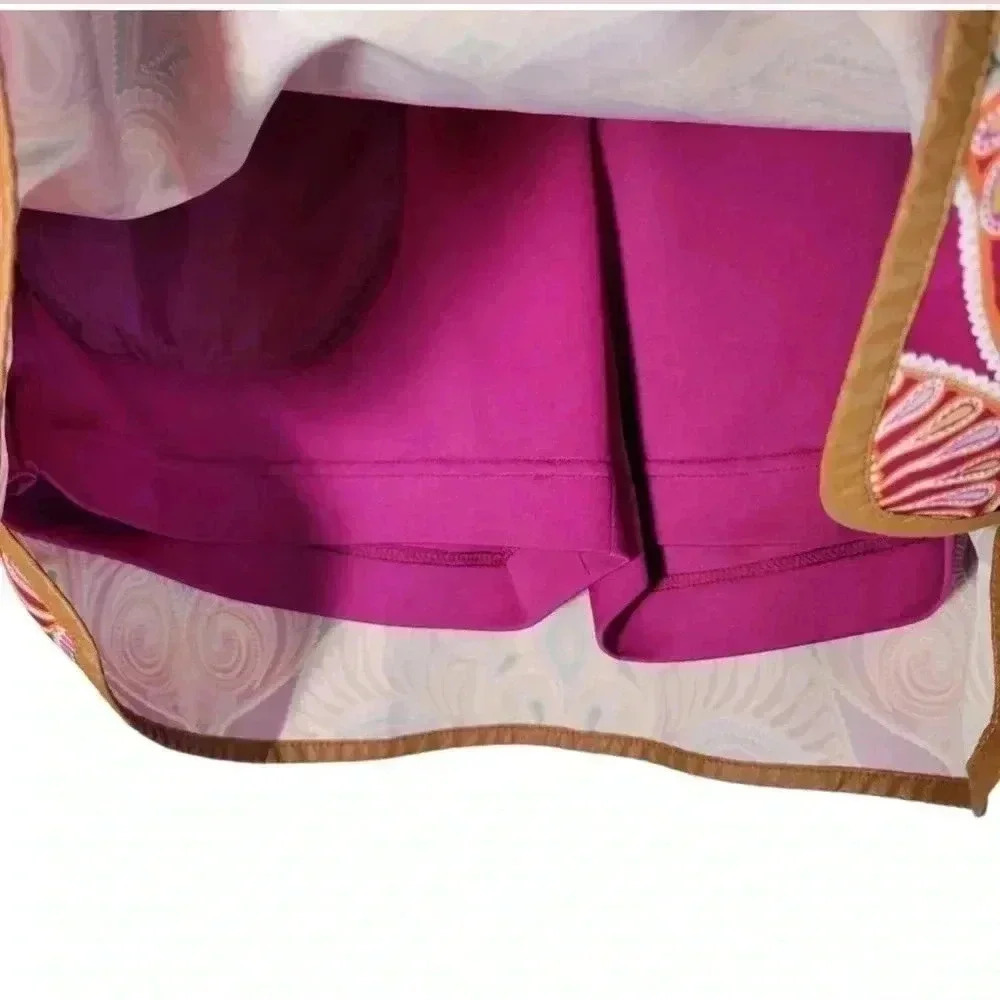 EP Pro Pink Paisley Golf Skort. Size:8 - Picture 9 of 9